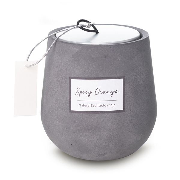 TAVIRA scent candle, grey