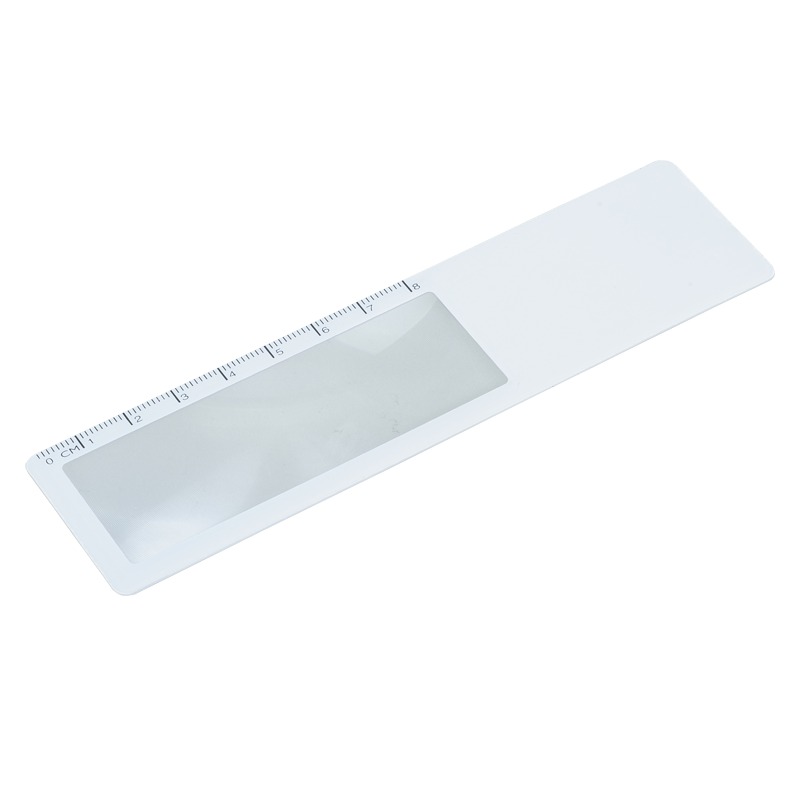 BOOK MAGNI bookmark with magnifying glass,  white