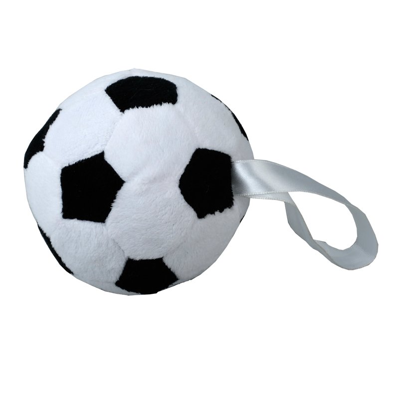 SOCCERBALL plush toy,  white/black