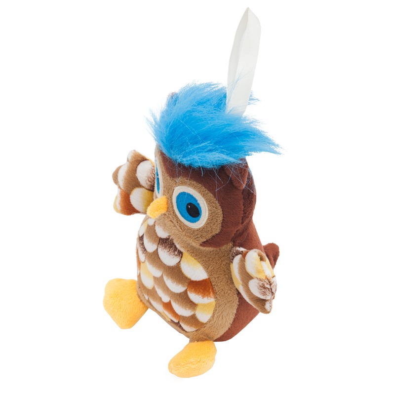 OWL plush toy,  brown