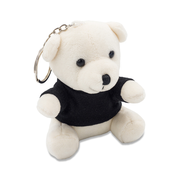 OLLIE teddy keyring, white