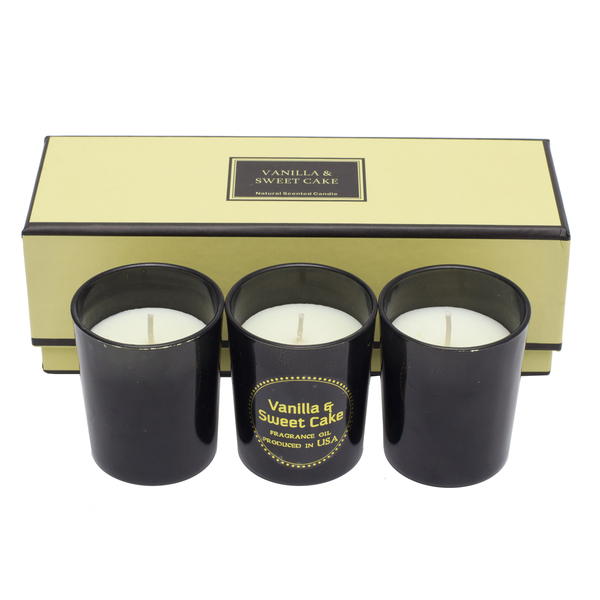 SCENTED SET set of perfumed candles,  beige