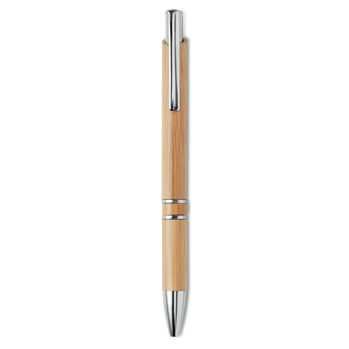 Bamboo automatic ball pen