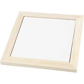 Trivet with wooden frame