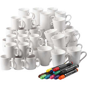 Porcelain 48 Mugs