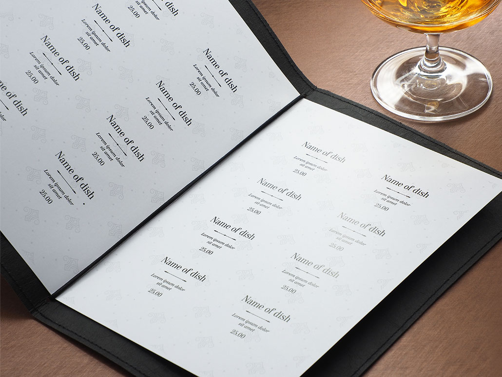 Menu cover Ambiente