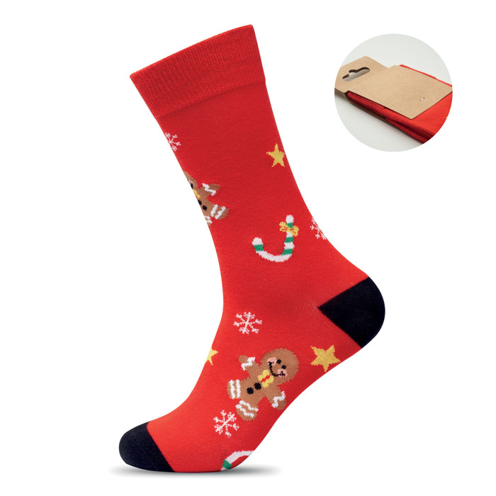 Pair of Christmas socks L      CX1575-04