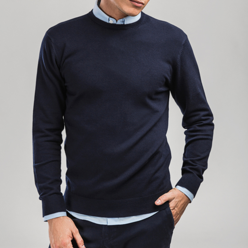 MILAN RN. Men's crew neck jumper