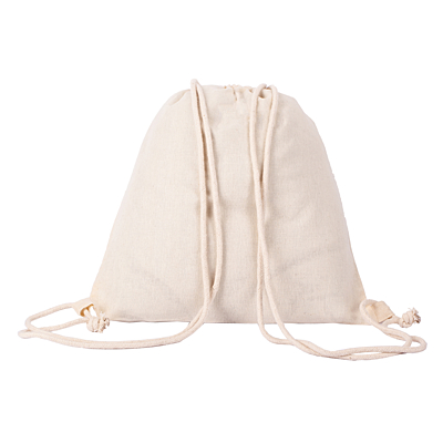 VOJENS backpack from cotton, beige