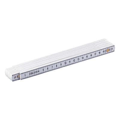 FOLD folding measure 2 m, white