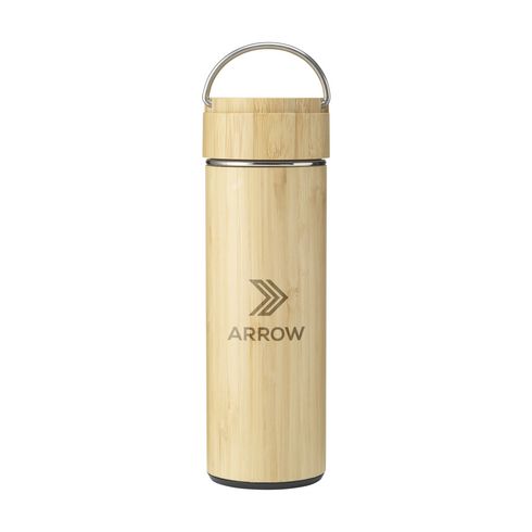 Nikko 330 ml bamboo thermo bottle/thermo cup