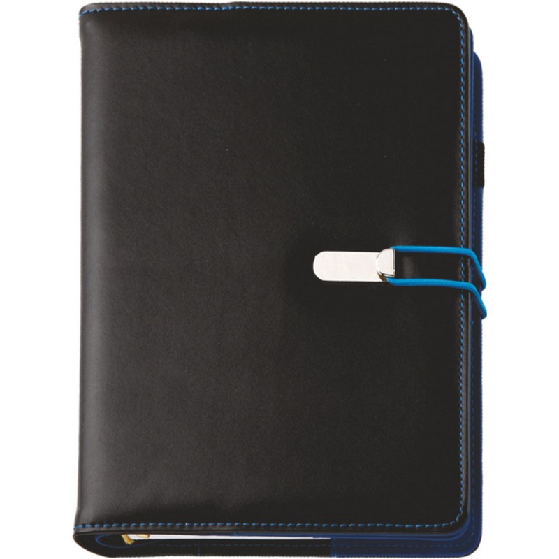 Agenda de lux CLIO Nero/Blu, 15 x 21 cm