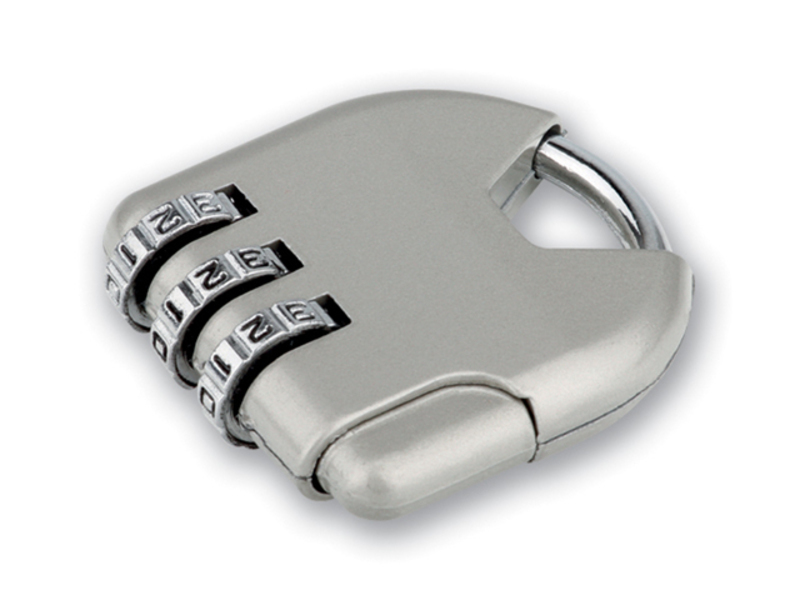 CLAVIS safety lock, Satin silver