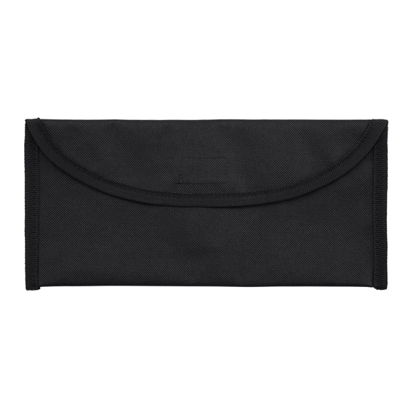 GARZA TRAVEL DOCUMENT HOLDER BLACK