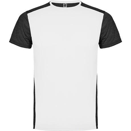 ZOLDER T-SHIRT S/S WHITE/HEATHER BLACK