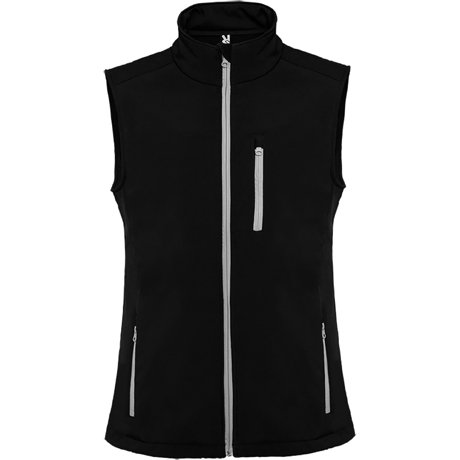 NEVADA SOFTSHELL VEST S/S BLACK