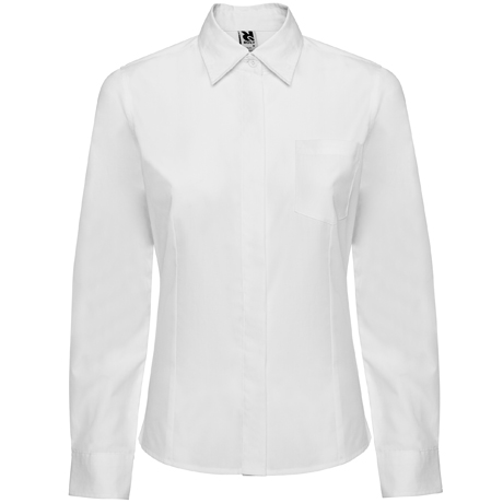 SOFIA WOMAN LONG SLEEVE SHIRT S/S WHITE