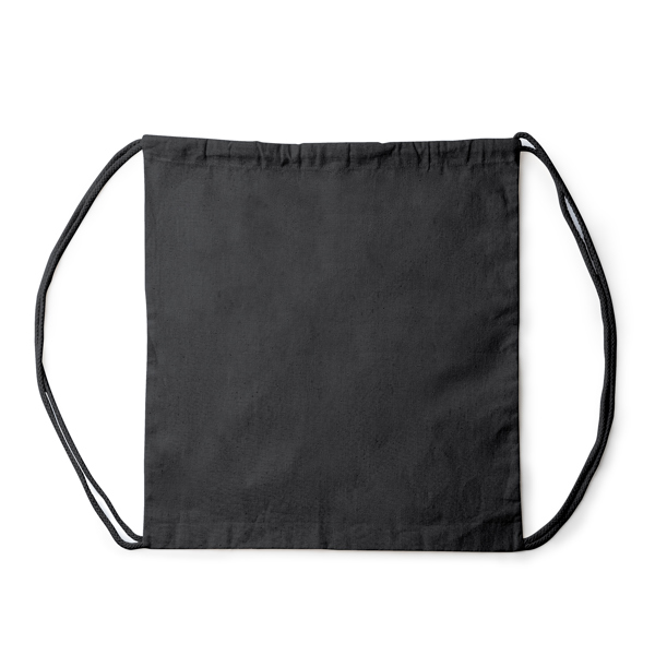 DRAWSTRING BAG NASKA BLACK