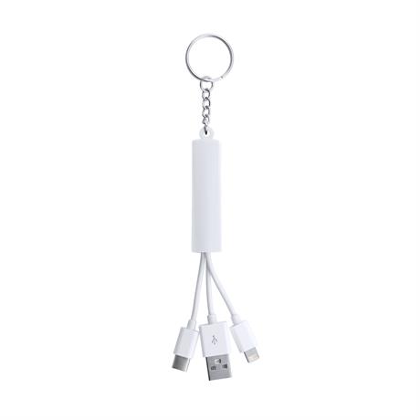 ARIES KEYCHAIN CHARGER WHITE