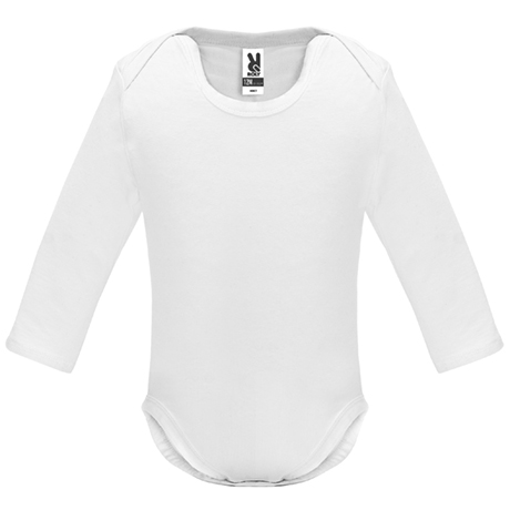 HONEY LONG SLEEVE BODY S/9 MONTHS WHITE