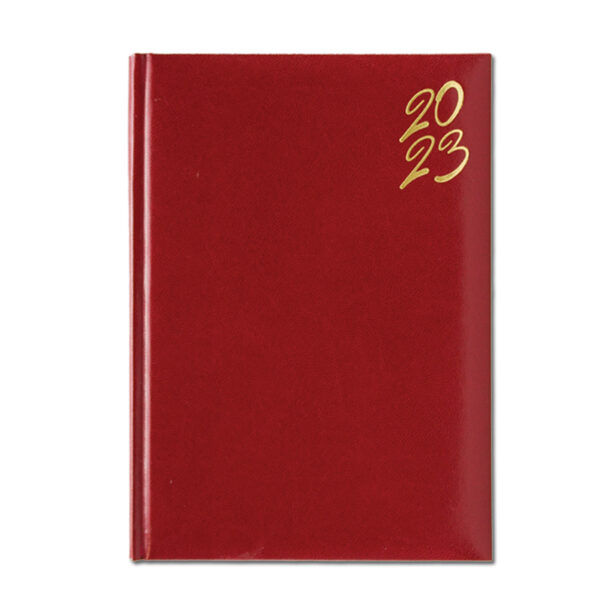 AGENDA 457 NEW KARACHI GOLD ROSSO CILIEGIA, ZILNICA, 17x24 cm