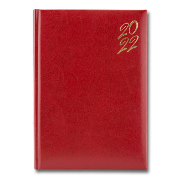 AGENDA 477 NEW KARACHI GOLD ROSSO CILIEGIA, SAPTAMANALA, 21x27 cm