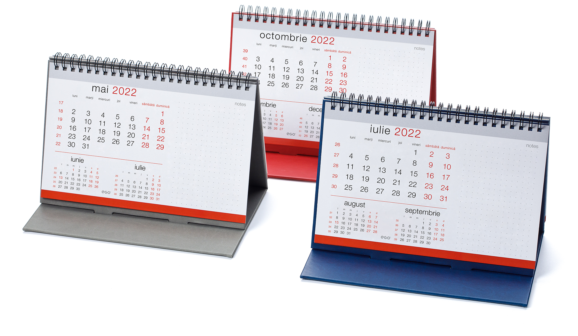 Calendar de birou CARO CV6-03 gri