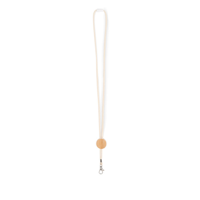 Cotton Lanyard with metal hook