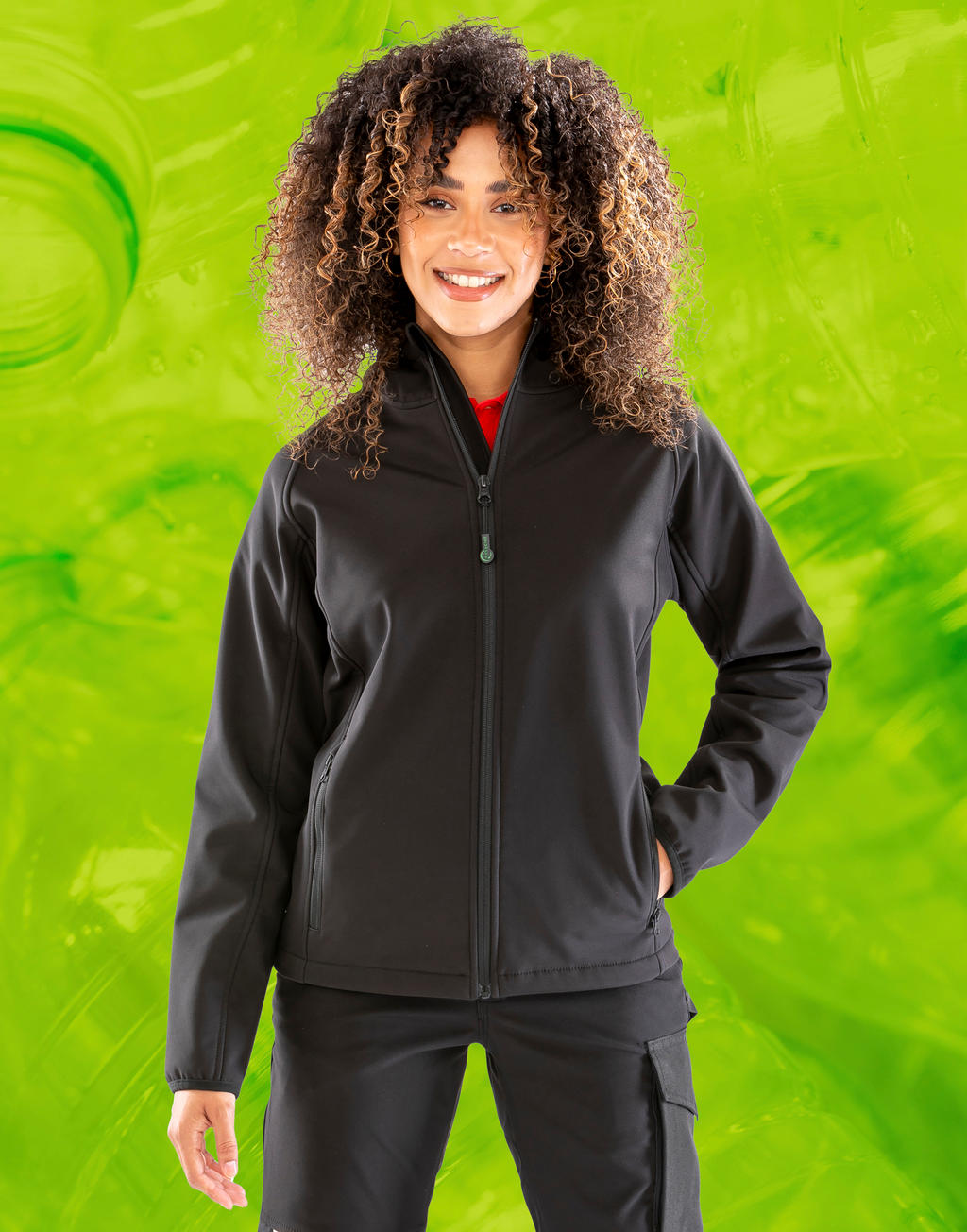 Women's Recycled 3-Layer Hooded Softshell