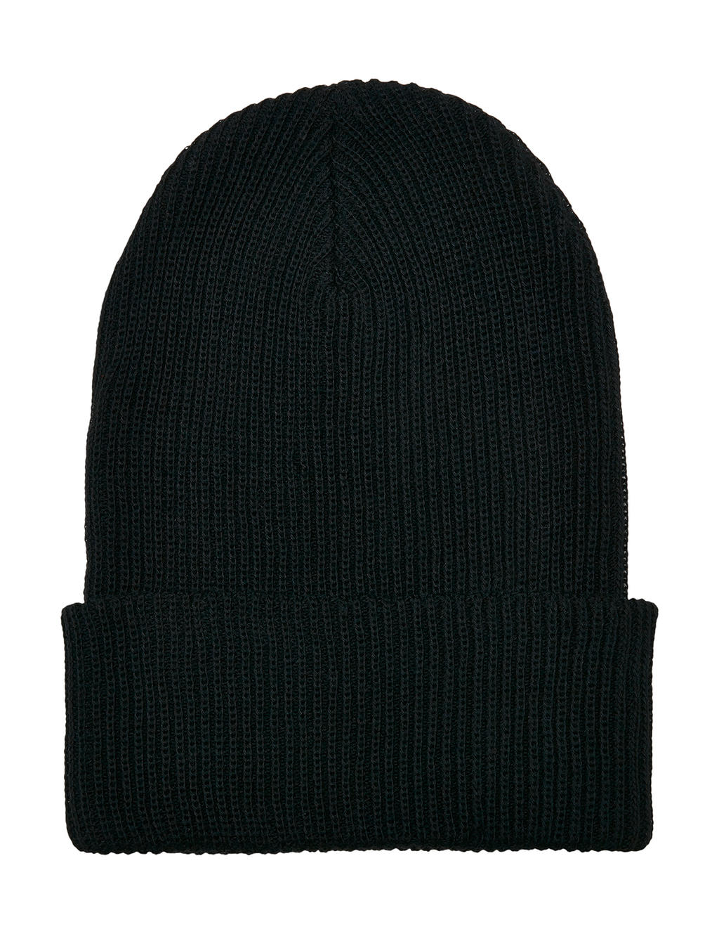 Recycled Yarn Ribbed Knit Beanie