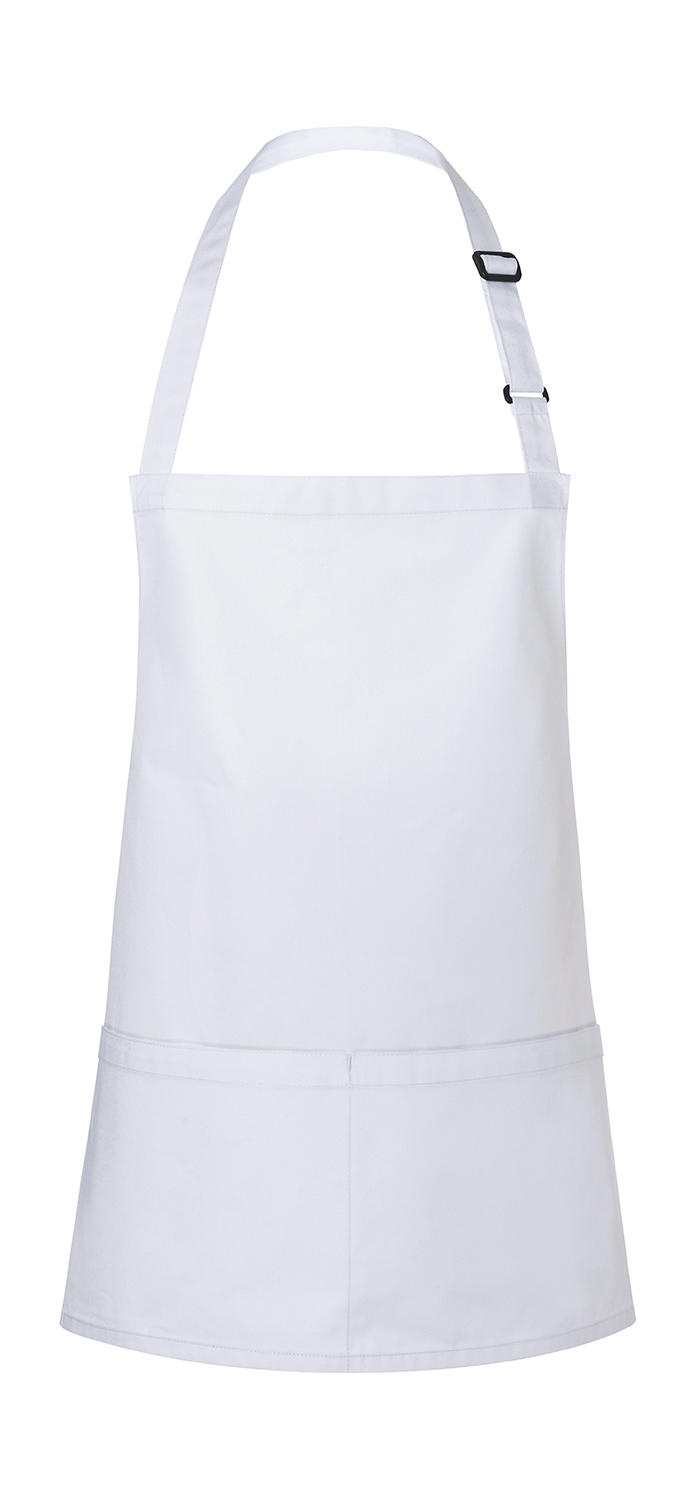 Short Bib Apron Basic with Buckle and Pocket