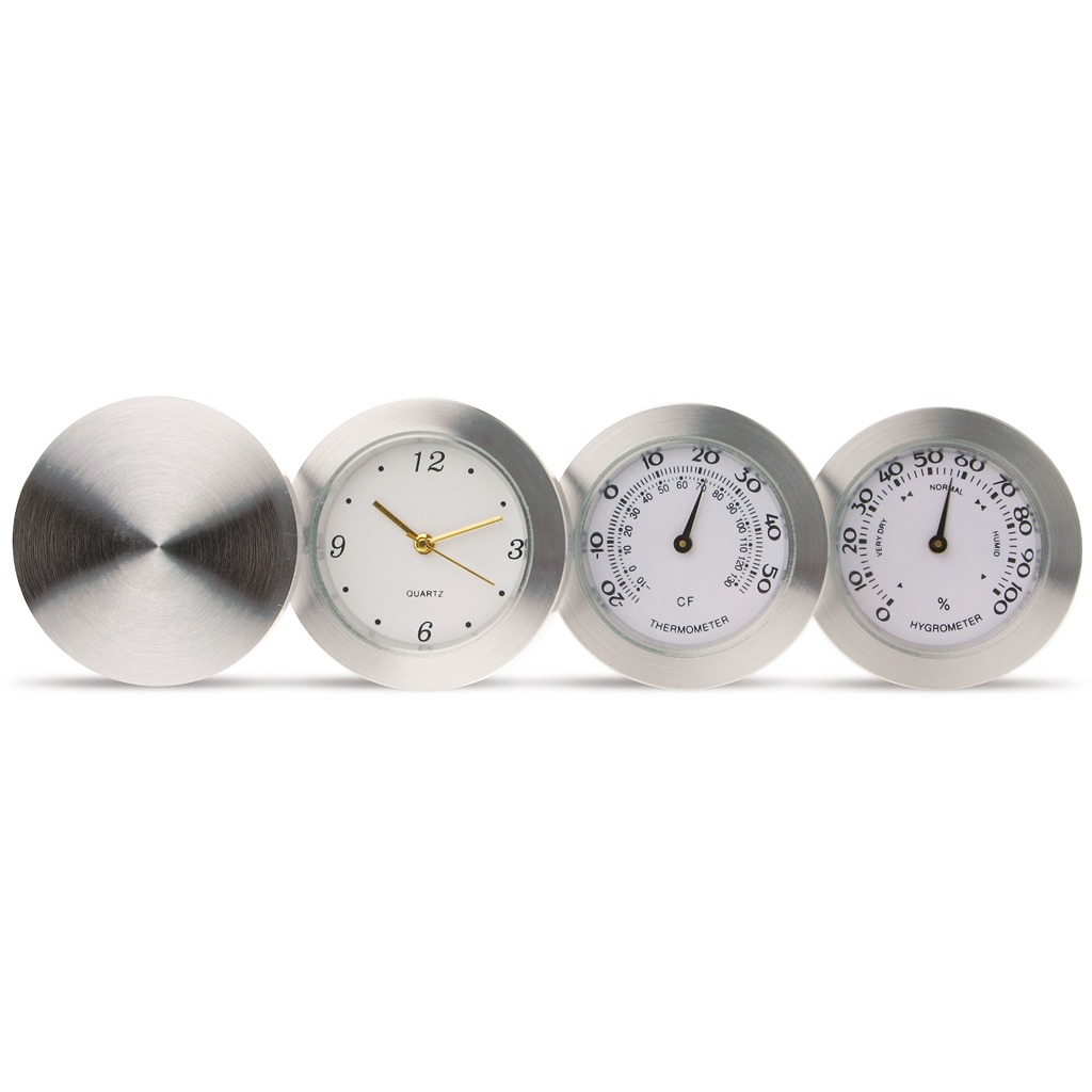 CLOCK HYGROMETER THERMOMETER