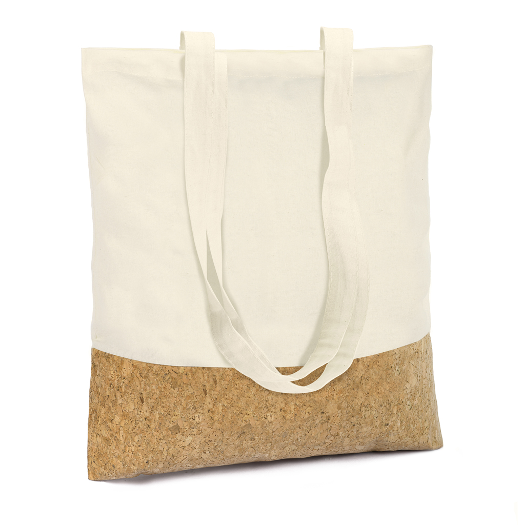 COTTON AND CORK SHOPPING BAG