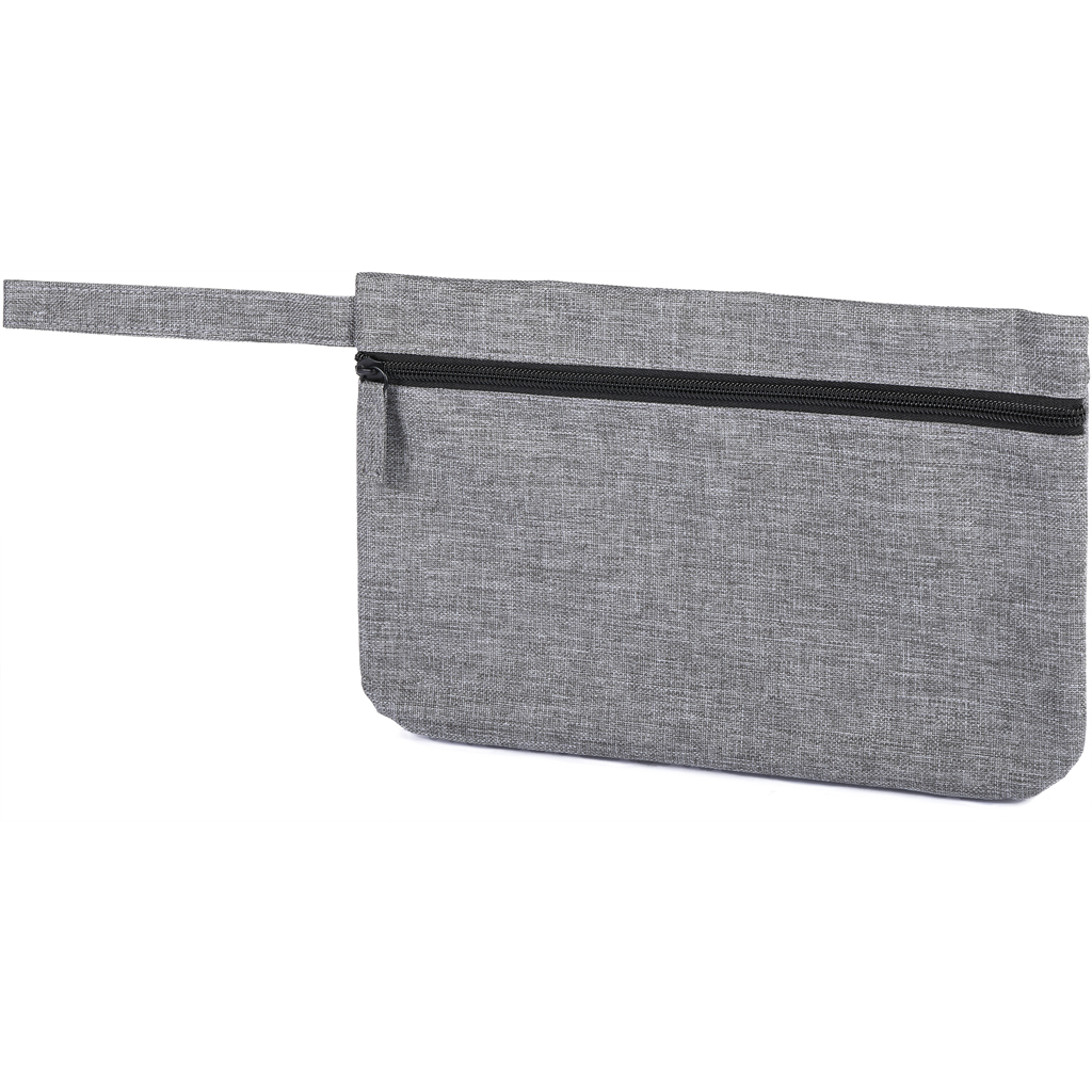 MELANGE DOCUMENT HOLDER IN POLYESTER AND PVC