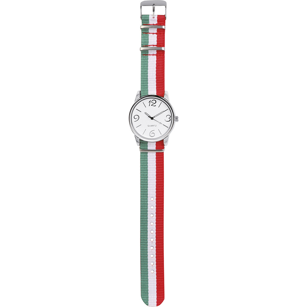 CUSTOMIZABLE ANALOG WATCH IN METAL AND NYLON