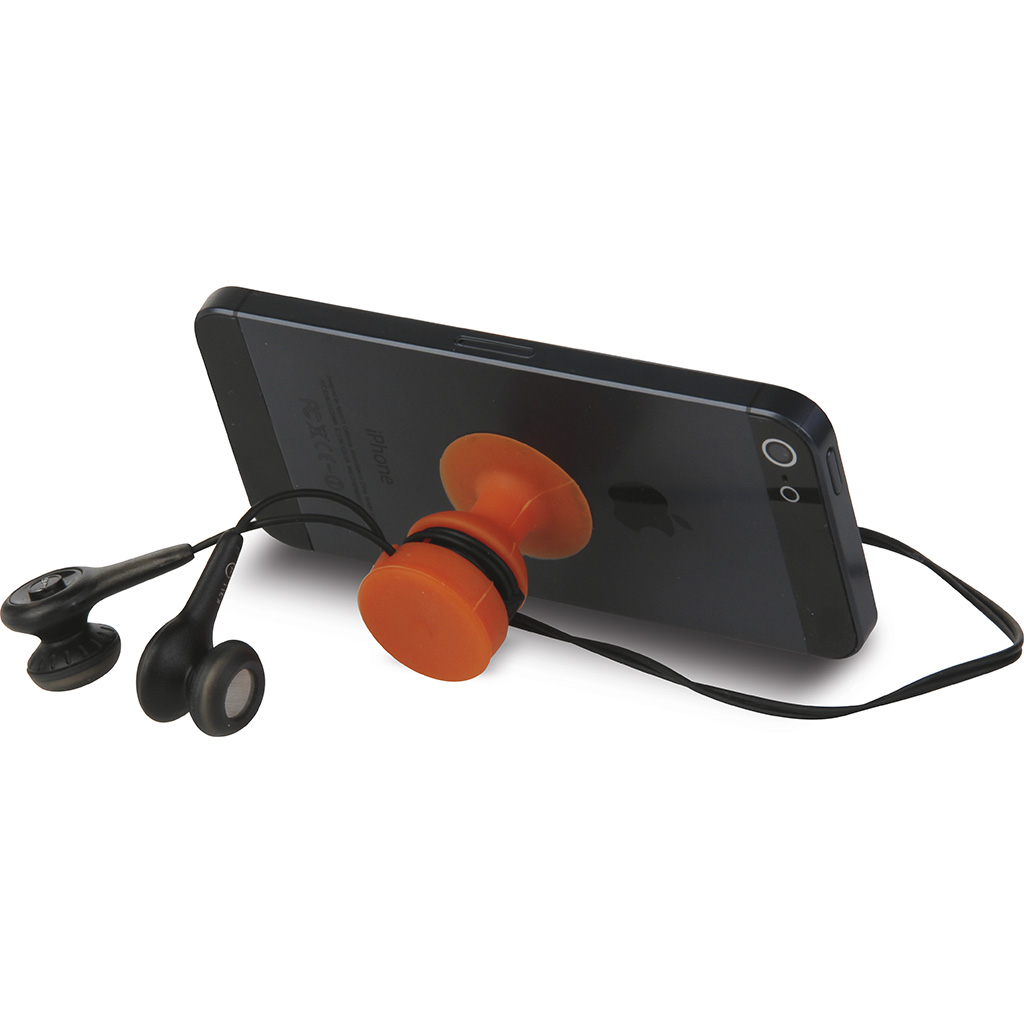 Earbuds not included.