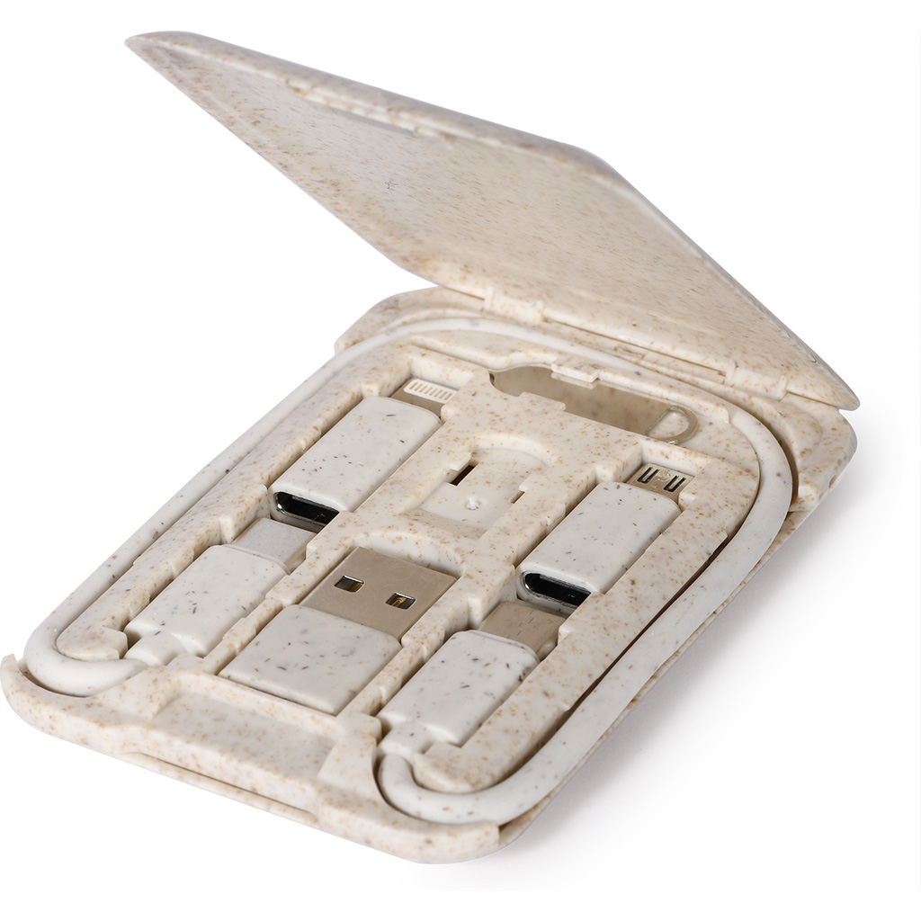 WHEAT STRAW ABS DATA TRANSFER AND CHARGING SET