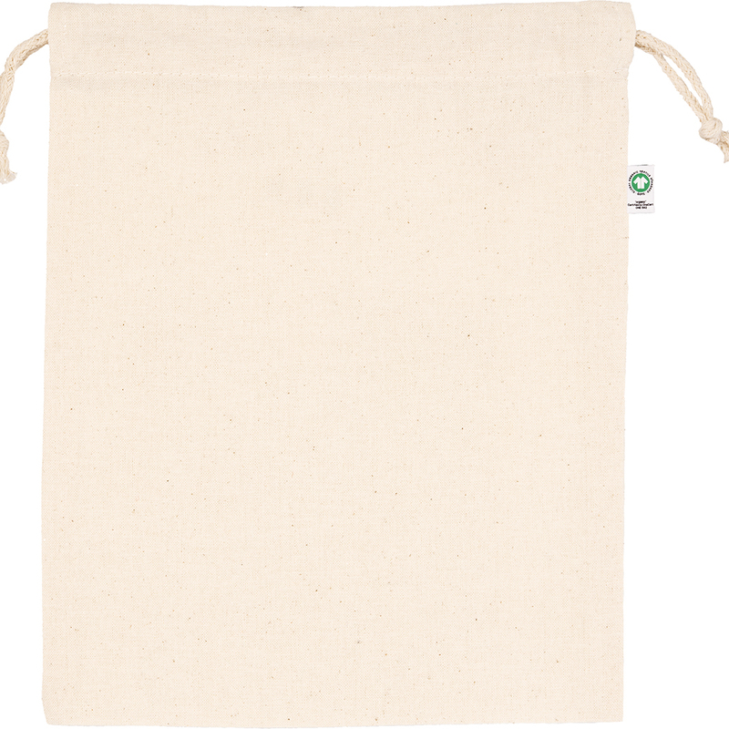 ORGANIC COTTON DRAWSTRING BAG