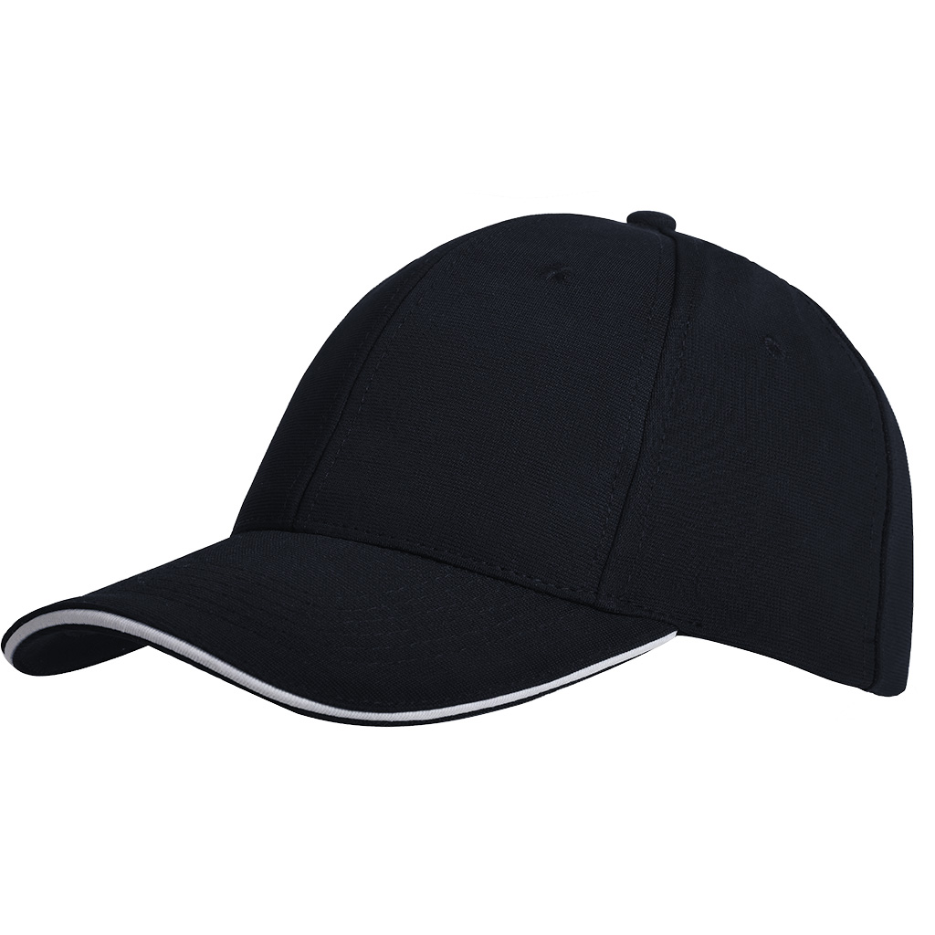 PANELS SANDWICH CAP IN OTTOMAN POLYESTER