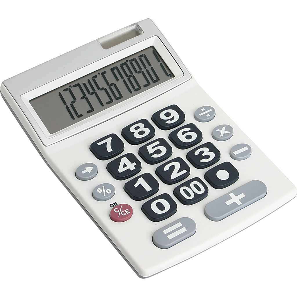 DIGIT PLASTIC DESKTOP CALCULATOR