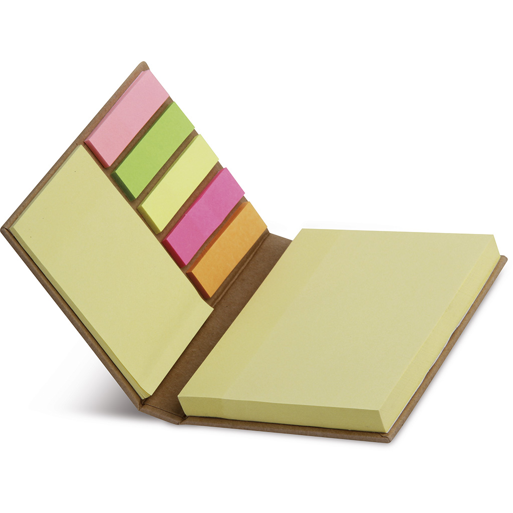 SET OF RECYCLED CARDBOARD NOTEPAD