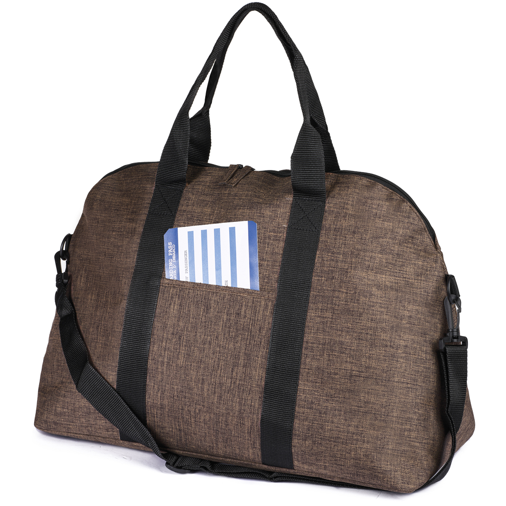 MELANGE TRAVEL BAG IN POLYESTER