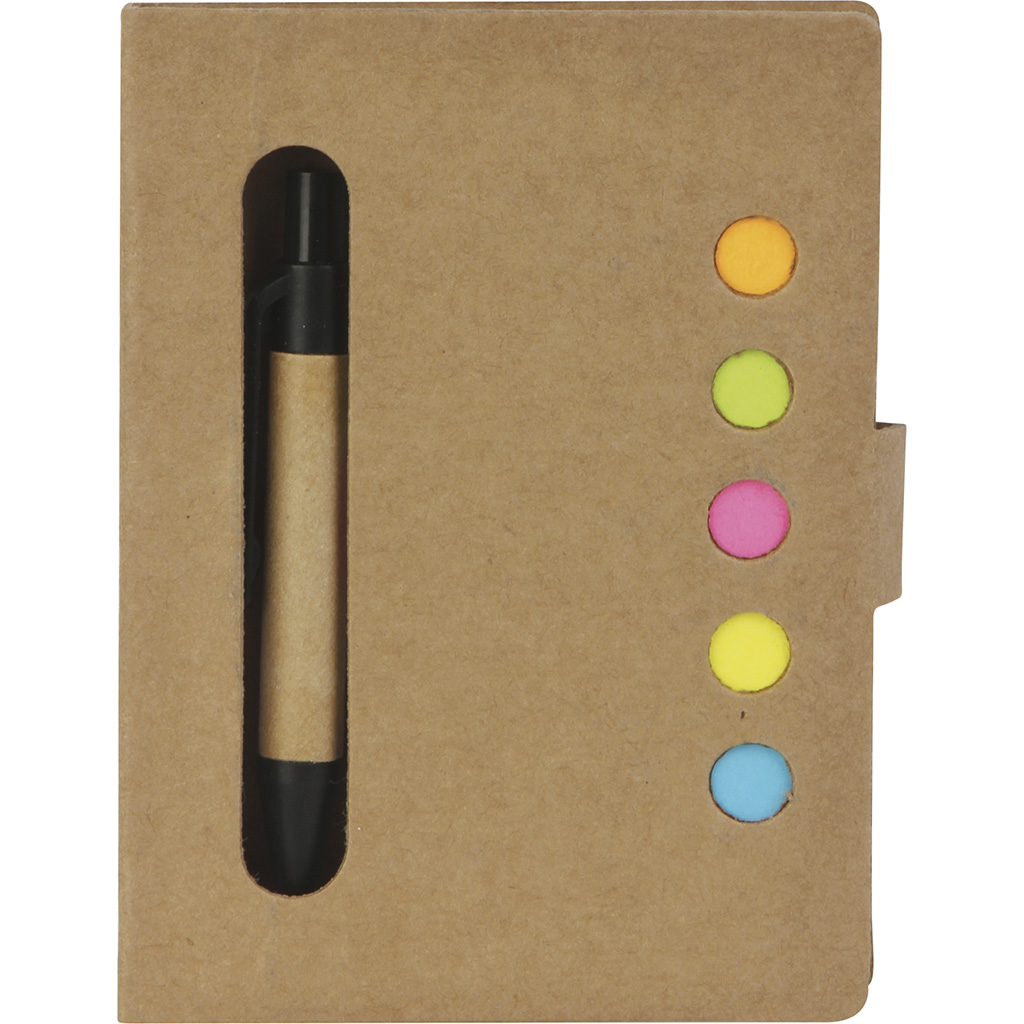 SET OF RECYCLED CARDBOARD NOTEPAD