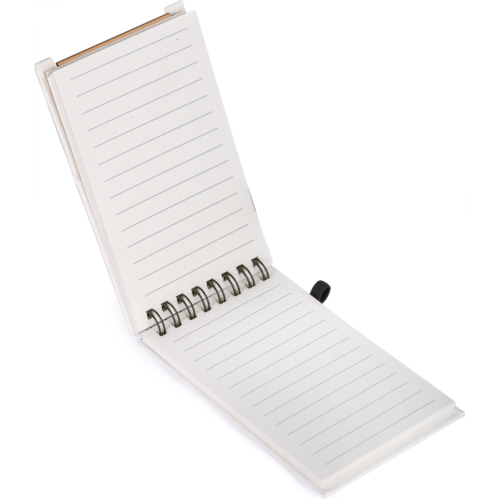 NOTEBOOK MADE OF RECYCLED MILK CARTON AND BAMBOO