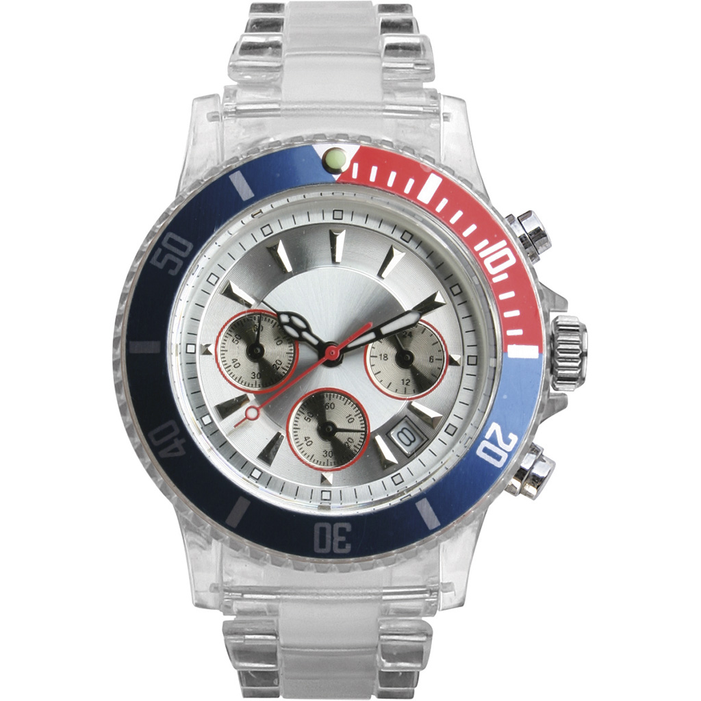CUSTOMIZABLE POLYCARBONATE CHRONOGRAPH WATCH