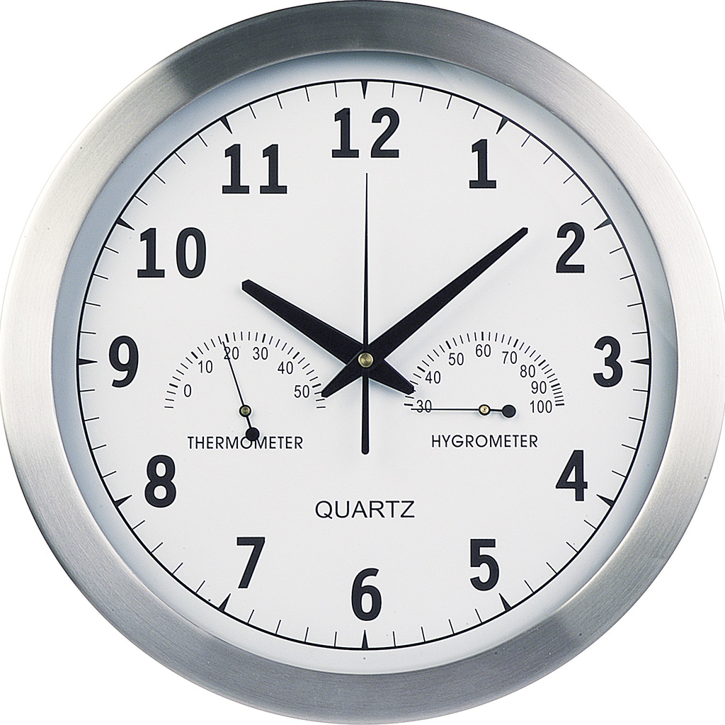 ALUMINIUM WALL CLOCK