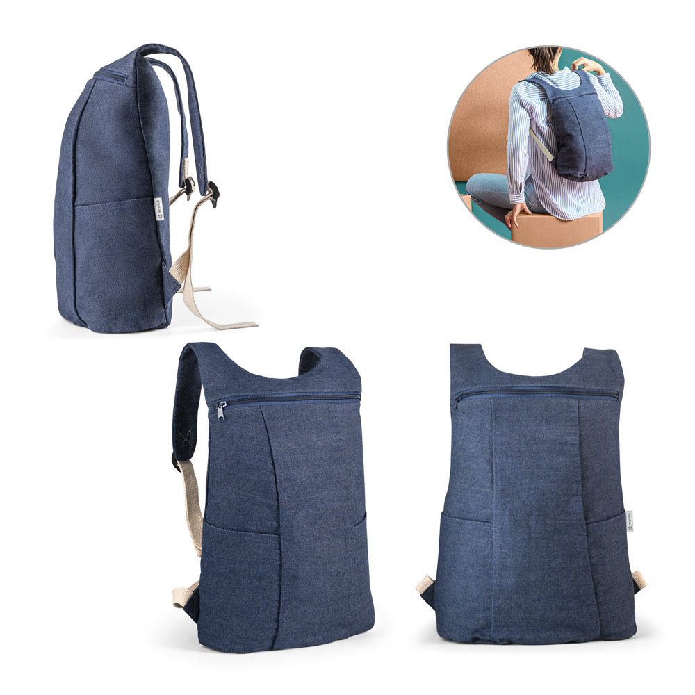 DENIM BPACK. Recycled denim backpack