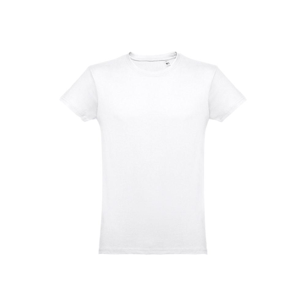 THC LUANDA WH. Men's tubular cotton T-shirt. White