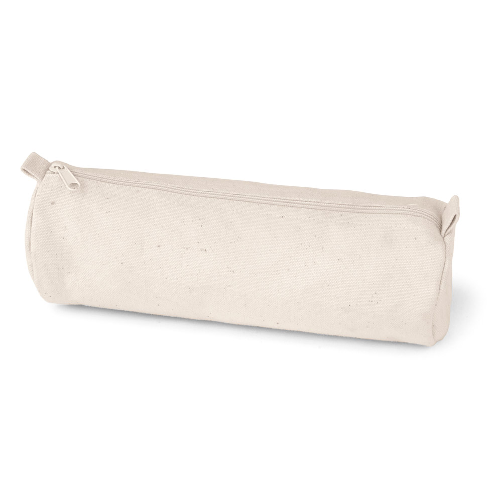 SCHOOLI. 100% cotton canvas pencil case (290 g/m²) with a cylindrical design