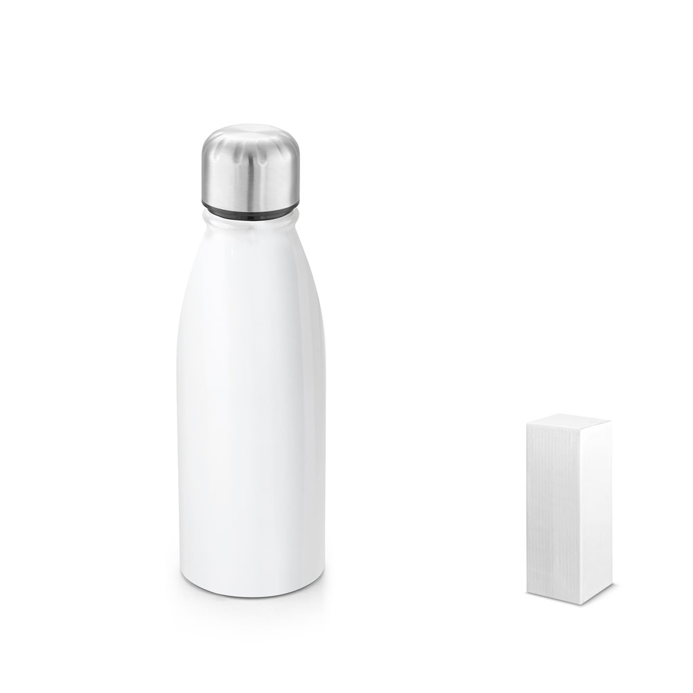 BILLY. Aluminium bottle and stainless steel cap 500 mL